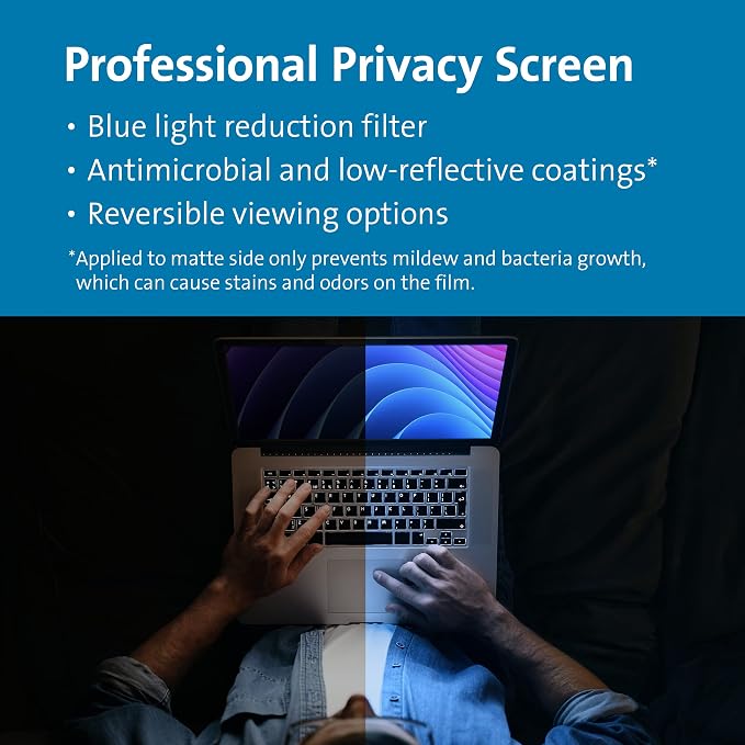 Kensington MagPro™ Magnetic Laptop Privacy Screen 15.6 inch, Removable 16:9 - Image 5