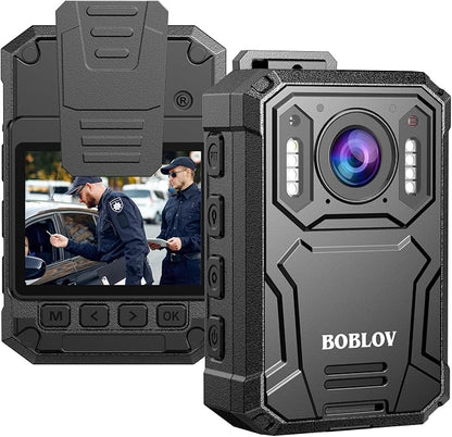 BOBLOV KJ23Pro 2K Body Camera, 64GB Body Camera - Image 9