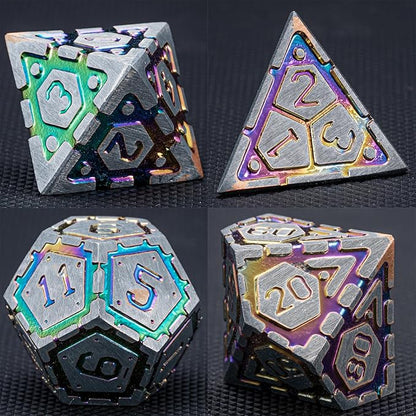 DND Metal Dice Set, Polyhedral Dice Set - Image 6