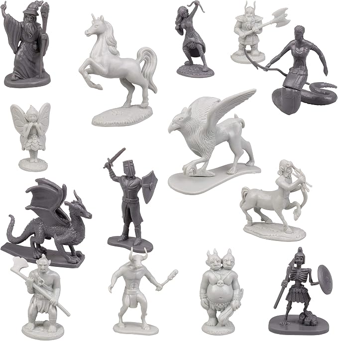 Monster Fantasy Creature Mini Action Figure Playset - Image 2