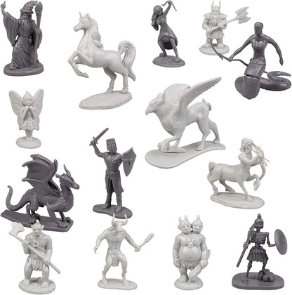 Monster Fantasy Creature Mini Action Figure Playset - Image 2