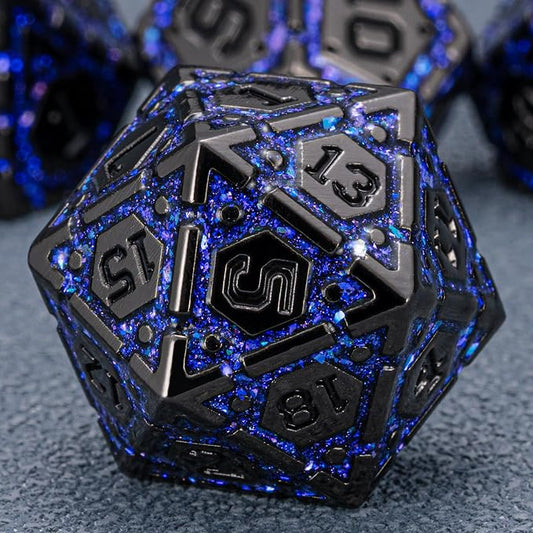 DND Metal Dice Set, Polyhedral Dice Set by Unknown