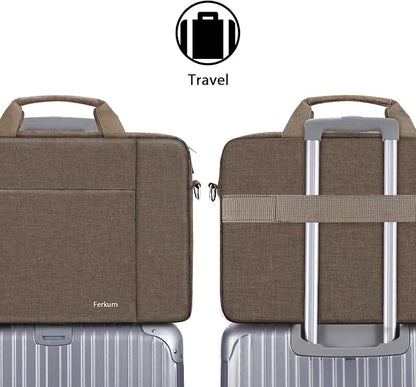 Ferkurn Laptop Bag Case for Women Men Computer Bag Compatible - Image 3
