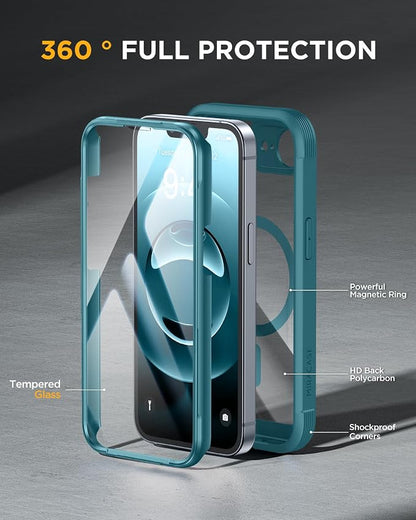 Miracase Magnetic for iPhone 16e Case Full-Body Phone - Image 3