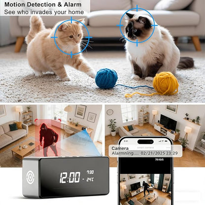 Hidden Camera Clock 4K HD WiFi, Wireless Camera - Image 6