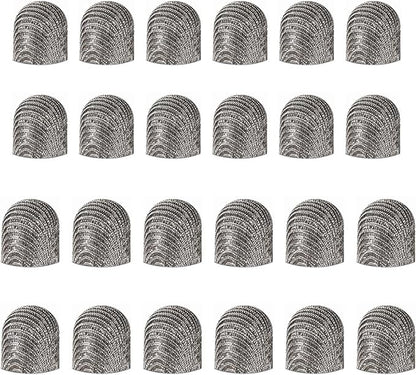 Lusofie 24Pcs Replaceable Mesh Fiber Tips 2 Sizes Stylus Tips, Stylus by Lusofie