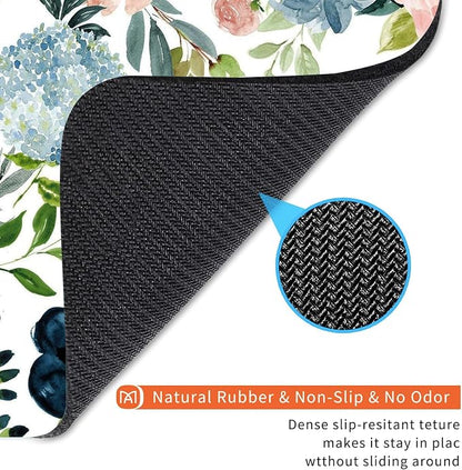 Square Mouse Pad Pretty Flowers, Personalized Premium-Textured Custom Mouse Mat - Image 5