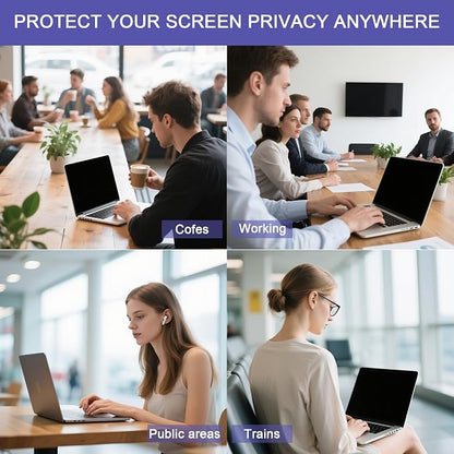 360° Privacy Screen Protector for Macbook Air 13.6/13 Inch, Privacy Screen - Image 8