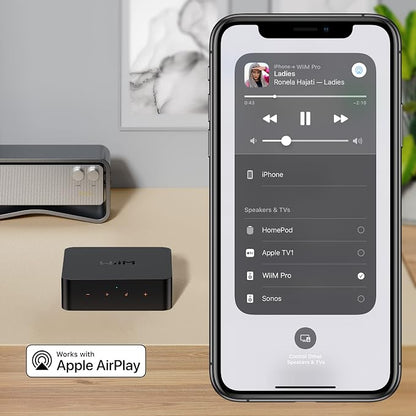WiiM Pro AirPlay 2 Receiver, Google Cast Audio, WiFi Multiroom Streamer - Image 3