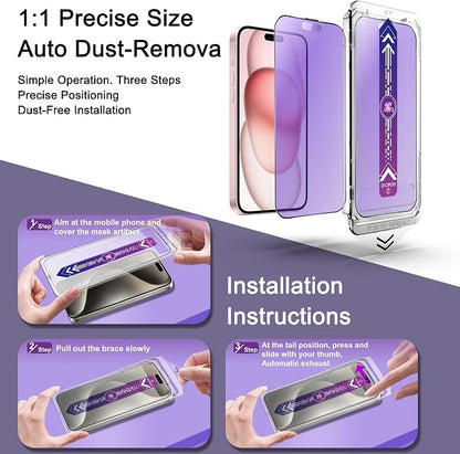 2 Pack Anti Blue Light Matte Screen Protector - Image 3