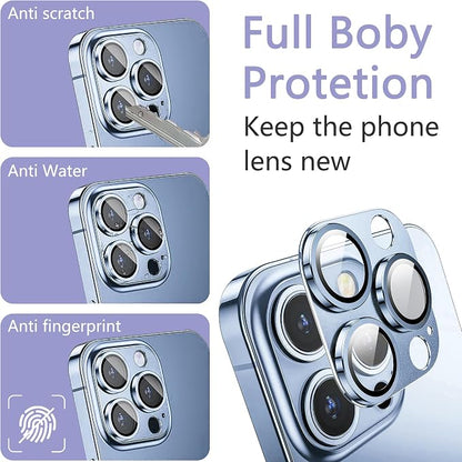 2 Pack Camera Lens Protector for iPhone 13 Pro/iPhone 13 Pro Max, AR Tempered - Image 5