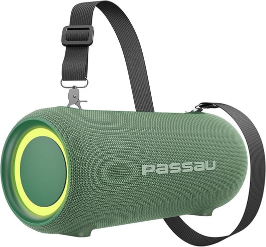 Passau Portable Bluetooth Speakers 40W Peak Loud Stereo Sound, Passive by Passau