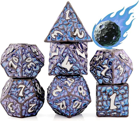 PJOY Metal D&D Dice Set for Dungeons and Dragons Dice by PJOYDice