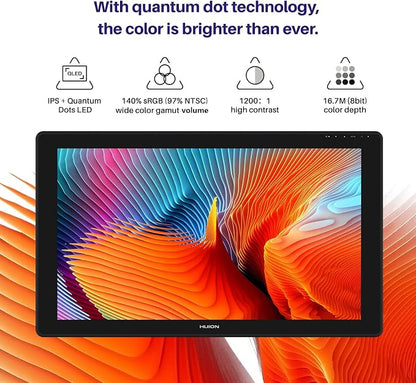 HUION Kamvas 24 Plus 2.5K QHD Graphic Drawing Tablet - Image 4