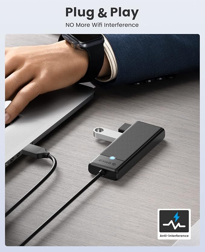 ORICO USB 3.0 Hub, 4-Port USB Hub - Image 6