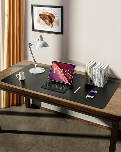YSAGi Leather Desk Protector, Non-Slip Large Mouse Pad, Waterproof PU Laptop - Image 5