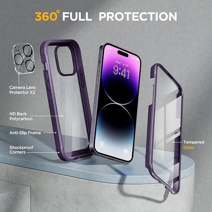 Miracase Glass Series Designed for iPhone 14 Pro Case 6.1 Inch, Upgrade - Image 4