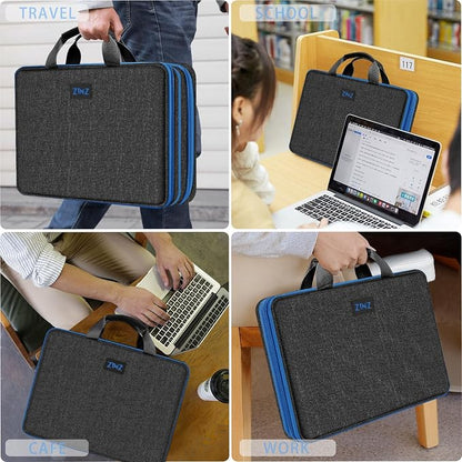 ZINZ Slim Expandable Laptop Case 15.6 Inch Sleeve Upgraded Protective Durable - Image 6