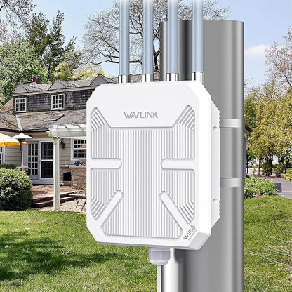 WAVLINK AX3000 Outdoor WiFi 6 Extender Long Range, Outdoor Wireless Access Point by WAVLINK%C2%AE