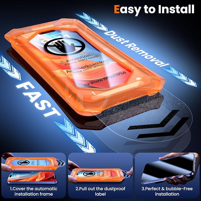 UniqueMe for iPhone 15 Plus / 16 Plus Screen Protector - Image 2