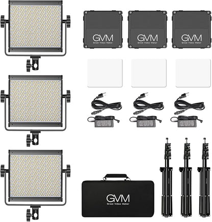 GVM RGB Video Lighting, 360° Full Color Led Video Light - Image 7