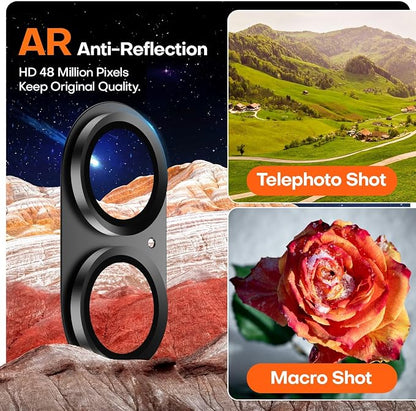 Camera Lens Protector for iPhone 16/16 Plus, Aluminum Alloy Sapphire Glass - Image 4