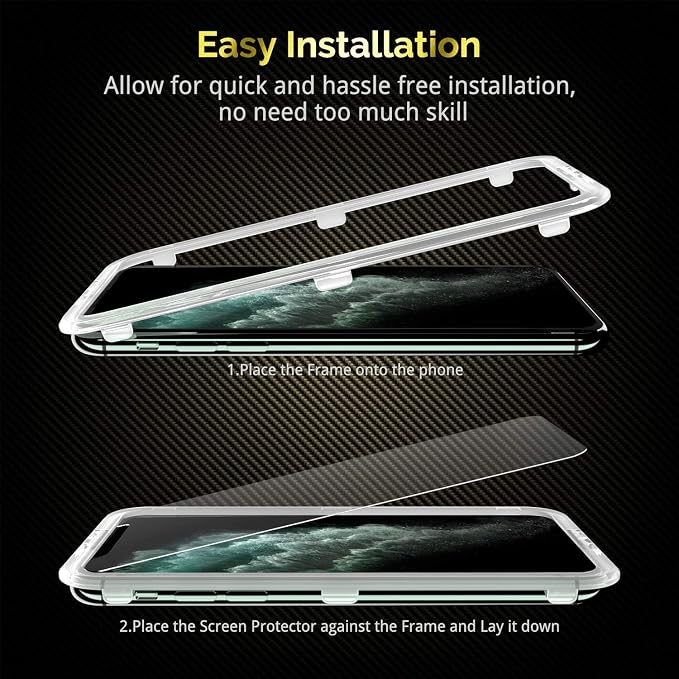 UNBREAKcable iPhone 11 Pro Screen Protector, 2.5D Double Defense Series Premium - Image 3