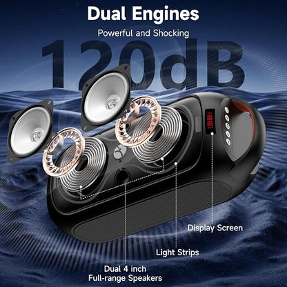 Portable Bluetooth Speaker 120dB Loud - Image 3