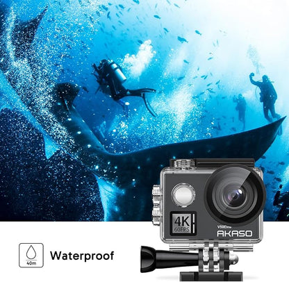 AKASO V50 Elite 4K60fps Touch Screen WiFi Action Camera Voice Control EIS 131 - Image 5