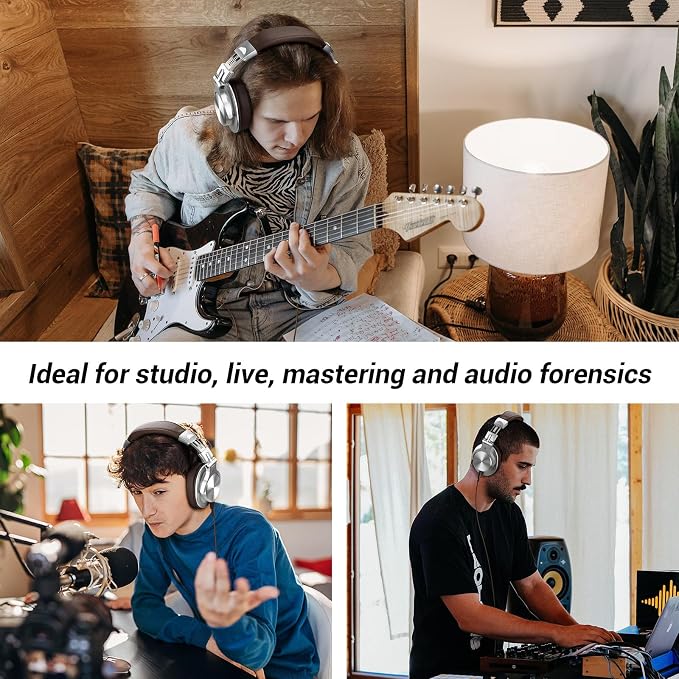 OneOdio A70 Bluetooth Over Ear Headphones, Wireless Headphones w/ 72H Playtime - Image 5