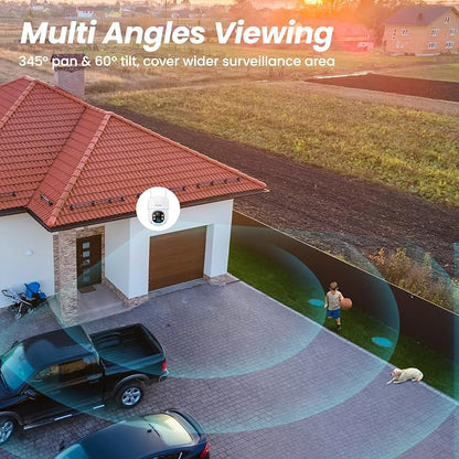 Cinnado 2K Cameras for Home Security-2.4G WiFi Outdoor Camera Wireless - Image 9
