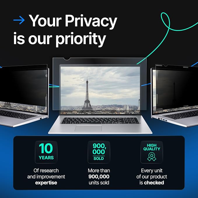 VINTEZ 14 Inch 16:9 Privacy Screen - Image 9