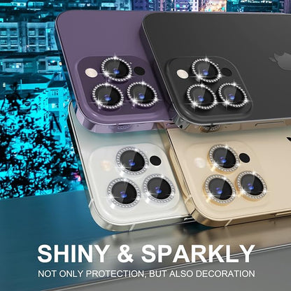 Choiche [3+1 for iPhone 14 Pro/iPhone 14 Pro Max Camera Lens Protector Bling - Image 7