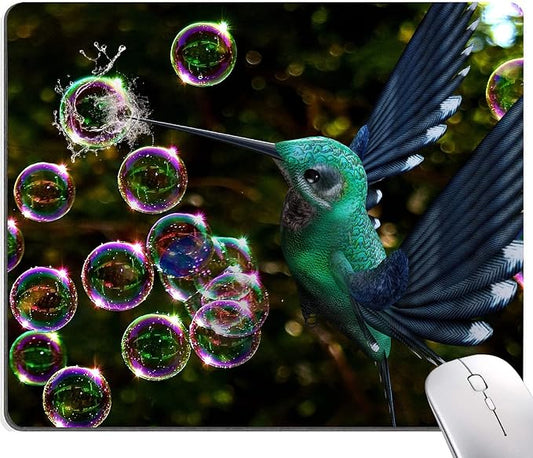 Hokafenle Hummingbird Mouse Mat by Hokafenle