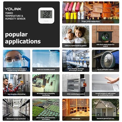 YoLink Smart Wireless Temperature & Humidity Sensor, Wide Temp Range - Image 7