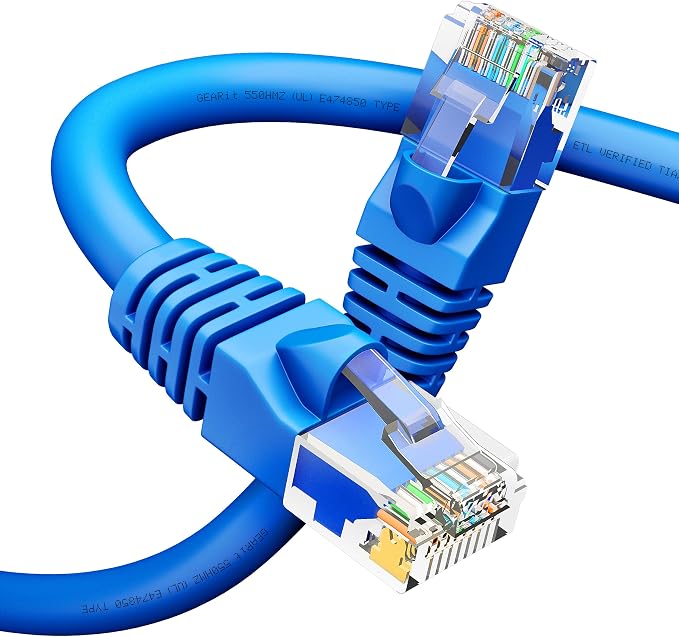 GEARit Cat 6 Ethernet Cable Cat6 Network Patch, Snagless Cord, Internet by GEARit