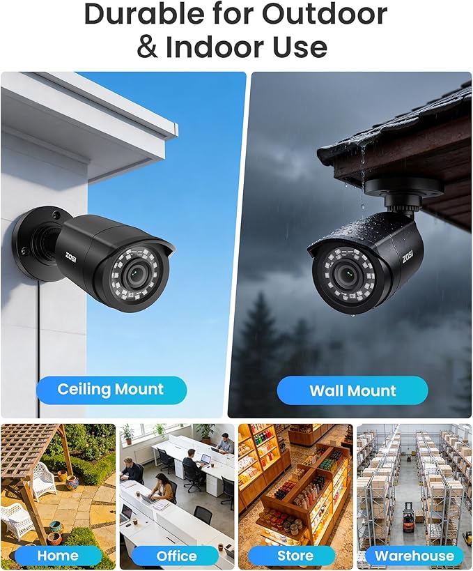 ZOSI 3K Lite 8CH Security Camera System Outdoor - Image 6