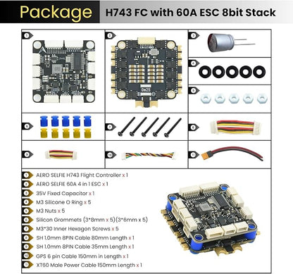 AERO SELFIE H743 Flight Controller - Image 3