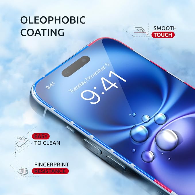 Screen Protector for IPhone 15/16- Tempered Glass Screen Protector for IPhone - Image 4