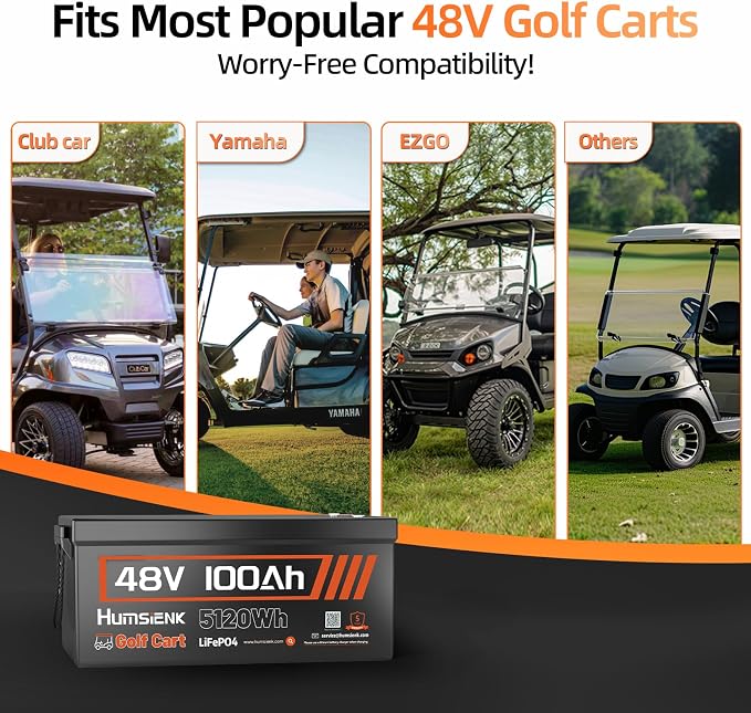 48V 100Ah Lithium Battery for Golf Cart - Image 8