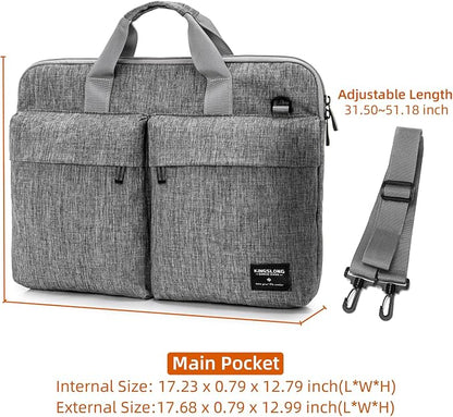 KINGSLONG Slim 17.3 inch Laptop Bag Sleeve Carrying Case - Image 5