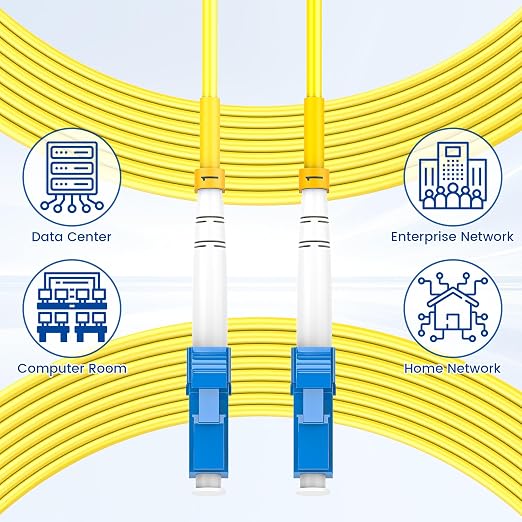 LC to LC Fiber Patch Cable 2m/7ft, OS2 1G/10Gb 9/125um SIMPLEX LC/UPC SMF - Image 6