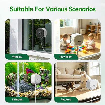 2K Window Camera, 5Ghz & 2.4Ghz WiFi Security Camera - Image 8