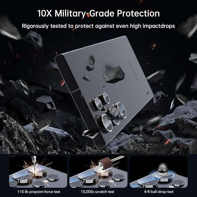 For Samsung Galaxy S23 Ultra Camera Lens Protector, Individual Lens Protector - Image 4