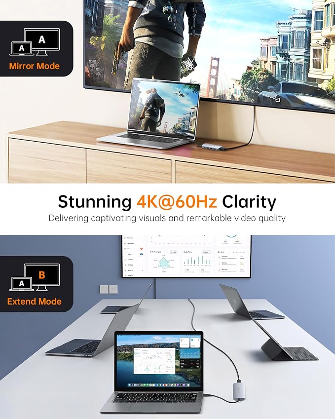 USB C Hub, 9 in 1 USB C Multiport Adapter - Image 5