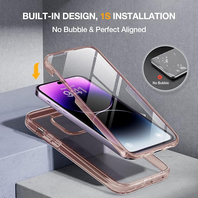 Miracase Glass Series Designed for iPhone 14 Pro Max Case 6.7 Inch, Upgrade - Image 3