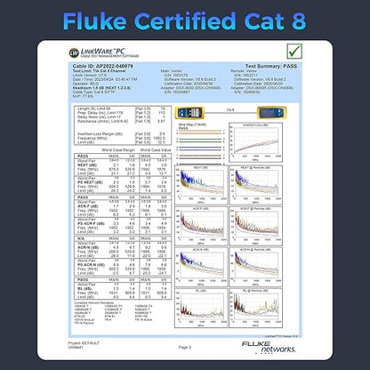 Cat 8 Bulk Ethernet Cable, 800FT High Speed Heavy Duty 26AWG Cat8 LAN Network - Image 7