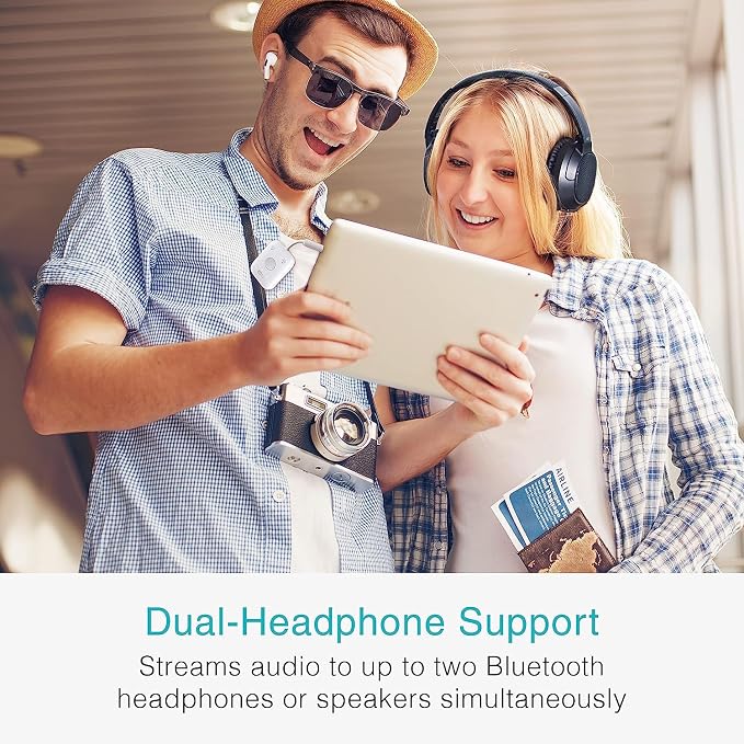 MEE audio Connect Air in-Flight Bluetooth Wireless Audio Transmitter, - Image 3