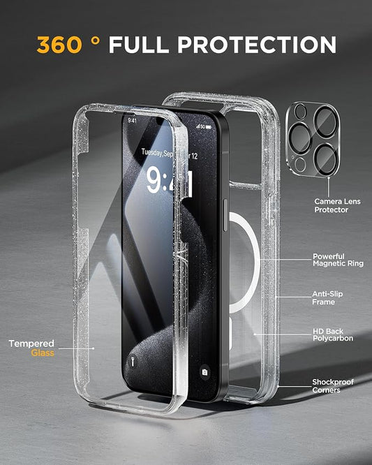 Miracase Magnetic for iPhone 12 Pro Max Case Full-Body Phone case - Image 2