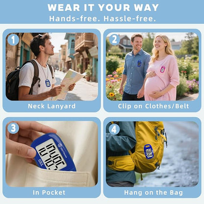 Clip-on 3D Pedometer for Walking Steps Counter - Image 8